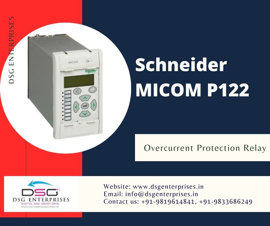 Schneider Micom P122 overcurrent protection relay | Relay, Digital