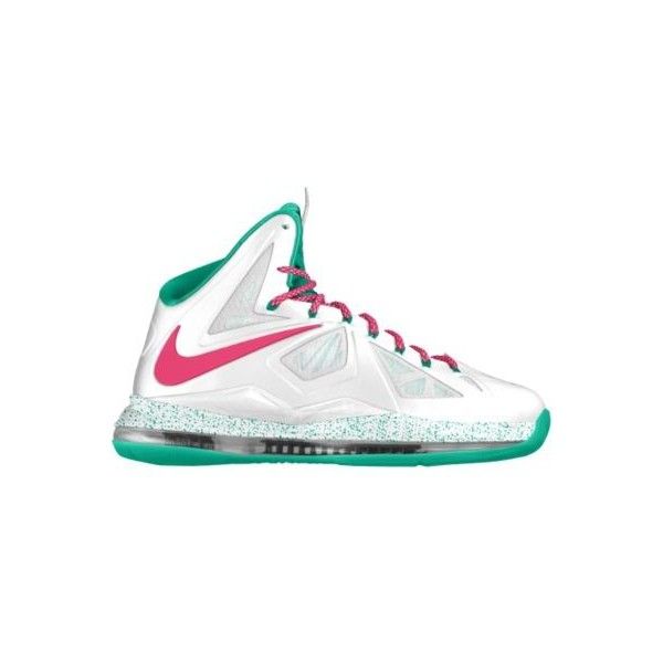 Nike LeBron X iD Custom Women's Basketball Shoes - White ... Nike LeBron X iD Custom Women's Basketball Shoes - White ...
