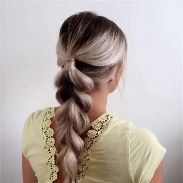 Einfaches und schnelles Haar-Tutorial - #Einfaches #HaarTutorial #schnelles #und #hairtutorials