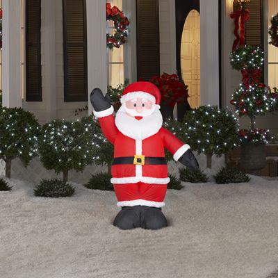 christmas inflatable decorations 4 airblown inflatable illuminated small outdoor santa by gemmy american - American Sales Christmas Decorations christmas inflatable decorations 4 airblown inflatable illuminated small outdoor santa by gemmy american - American Sales Christmas Decorations