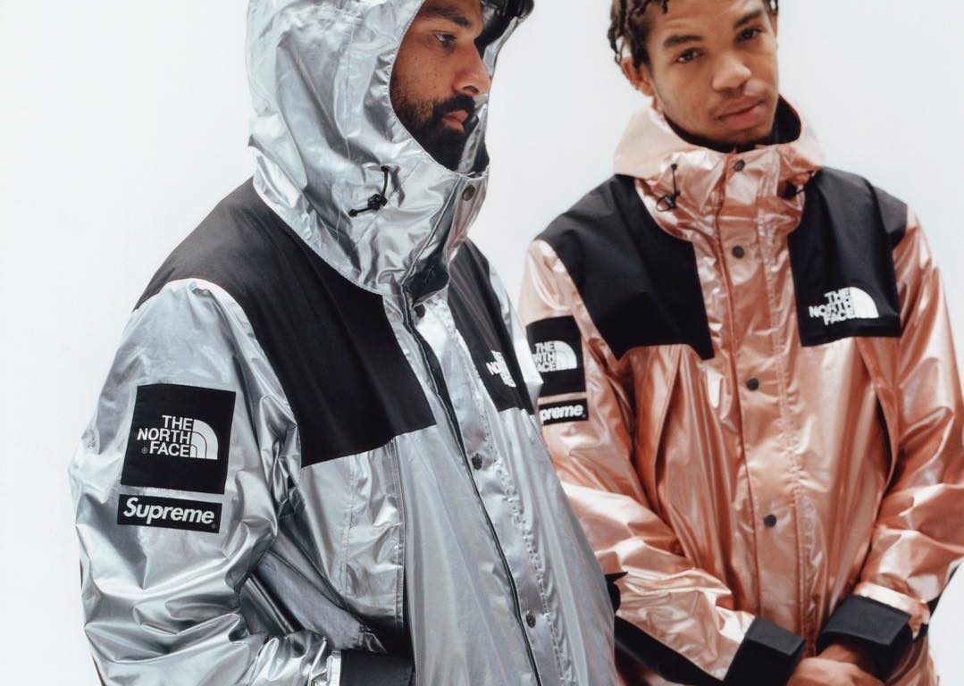 supreme north face jacke gold supreme north face jacke gold