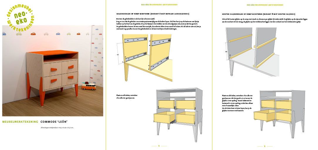 preview-tekening-bouwplan-handleiding-zelf-maken-bouwen-kinderkamer-commode-leon Cabinet Ideas, Loft Bed, Modern, Furniture, Home Decor, Dresser, Trendy Tree, Decoration Home, Room Decor