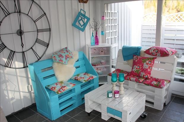 Winter Garden Made from Repurposed Pallets • 1001 Pallets