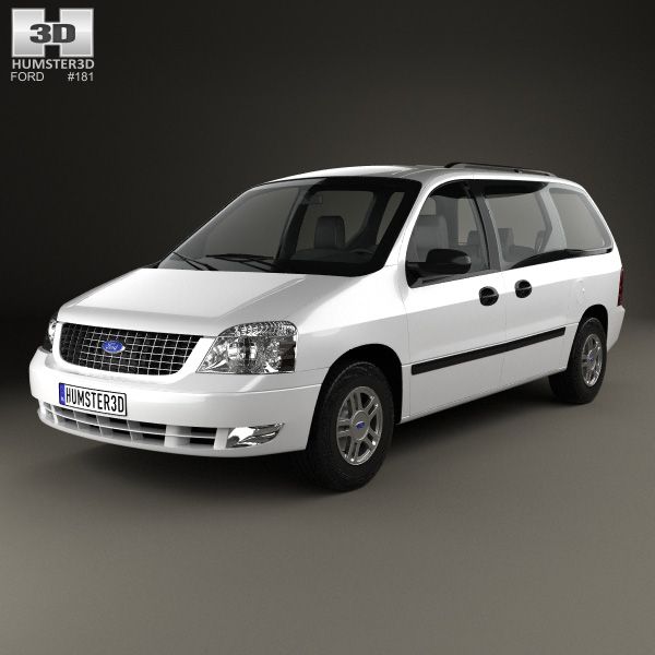 3d Model Of Ford Freestar 2003 Honda Odyssey Honda Mini Van