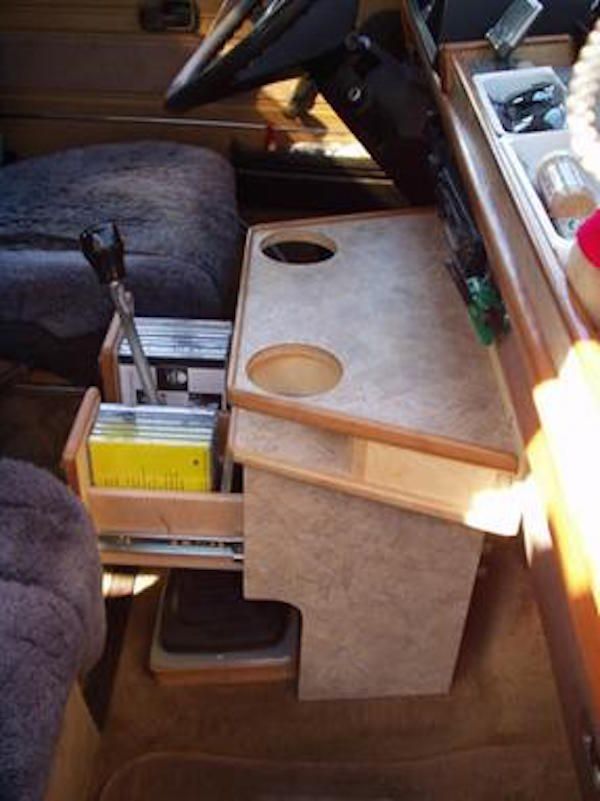 Center console for the Vanagon Center console, Van camping, Bus camper