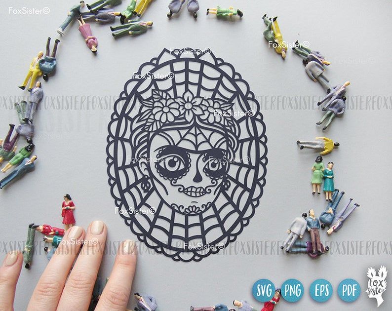 Download Mexican Svg Halloween Svg Foxsister Frida Svg Sugar Skull Svg Woman Svg Frida Kahlo Svg For Cricut And Silhouette Frida Kahlo Png Clip Art Art Collectibles Kromasol Com