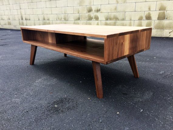 A Classic Styled Mid Century Modern Coffee Table Solid Walnut With Oil Poly Blend Finish Tables - Solid Maple Coffee Tables A Classic Styled Mid Century Modern Coffee Table Solid Walnut With Oil Poly Blend Finish Tables - Solid Maple Coffee Tables