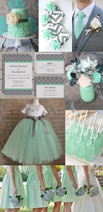 Mint Green Gray Wedding Colors Summerwedding From Top Left Cake Mint Green Gray Wedding Colors Summerwedding From Top Left Cake Bloom