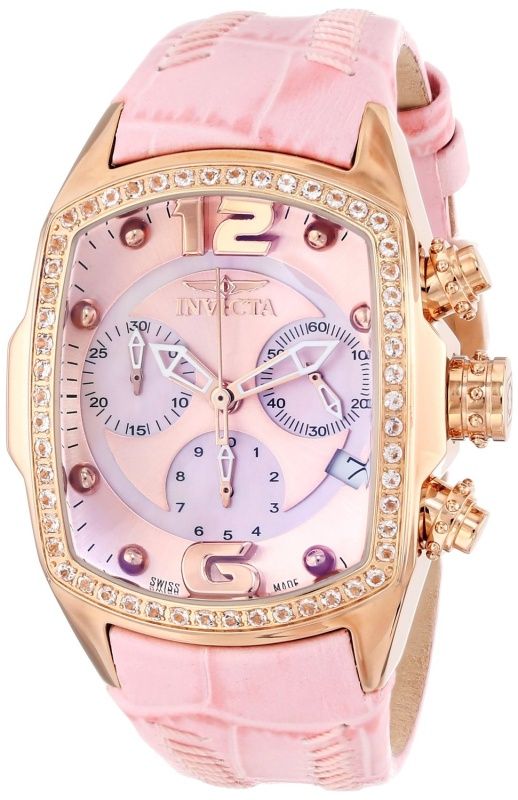 Invicta Women's Pink Watch Pretty Watches, Elegant Watches, Stylish ...