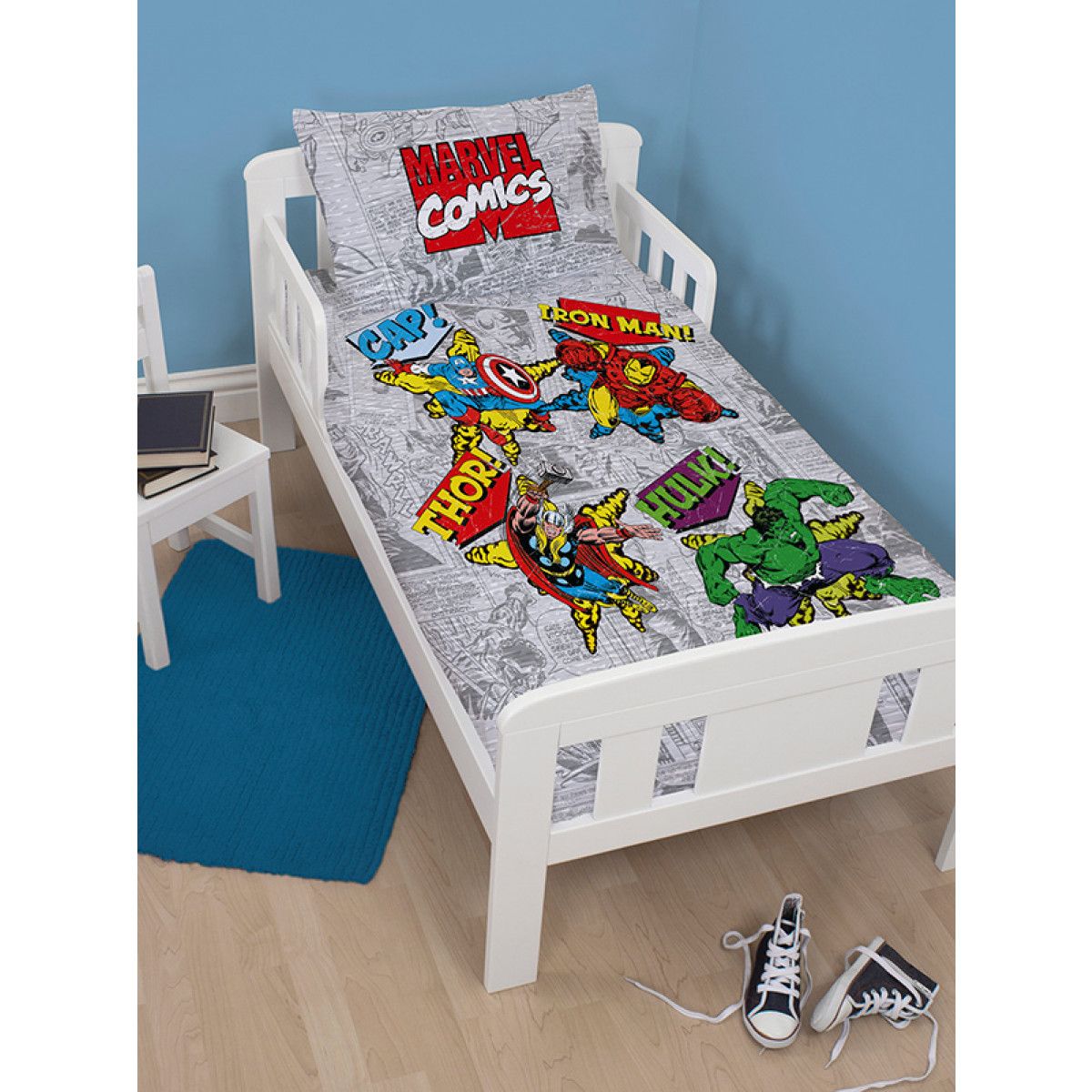 Retro Junior Toddler Duvet Cover JUNIOR COT BED DUVET COVER