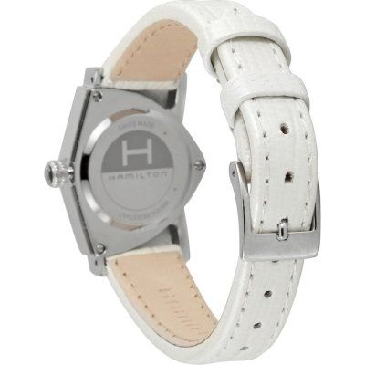Dit Hamilton horloge heeft een roestvrijstalen kast met een diameter van 24mm en is voorzien van een leren band. In de kast bevindt zich een kwaliteitsuurwerk en is afgewerkt met mineraalglas. Het horloge is 5ATM. Dit betekent dat het horloge geschikt is voor douchen. Verder wordt het horloge geleverd met 2 jaar wereldwijde garantie. Wij leveren wereldwijd. Kijk voor de leveringsvoorwaarden en verzendkosten op de pagina Verzending en voor de voorwaarden van (gratis) terugsturen op de pagi Hamilton, Quartz Watch, Watches, Products, Clock, Stainless Steel, Wristlets, Leather, Wristwatches
