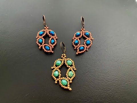 Leafy Leaf Earrings 🍂 || DIY Beaded Earrings || Ho Leafy Leaf Earrings 🍂 || DIY Beaded Earrings || Ho