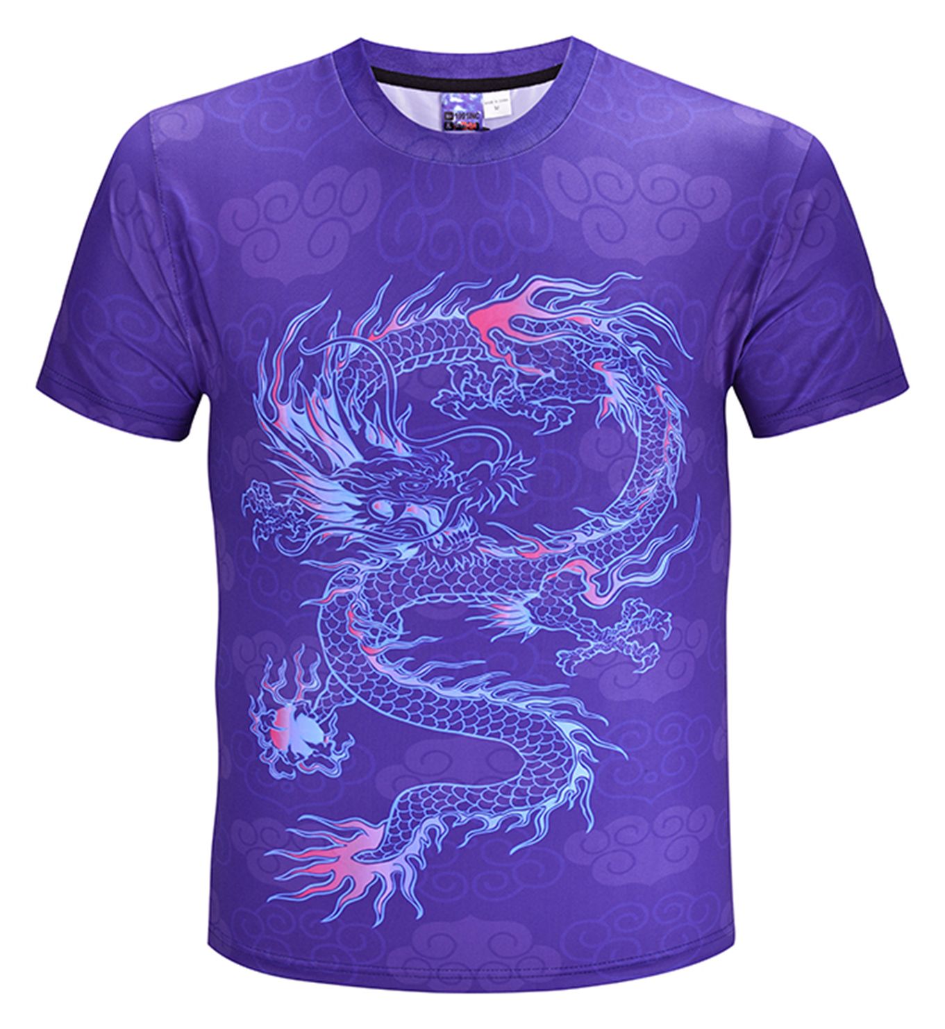 Pizoff Unisex 3D Digital Cat Printing T Shirts Y1625 G7 Chinoiserie pizoff-unisex-3d-digital-cat-printing-t-shirts-y1625-g7-chinoiserie
