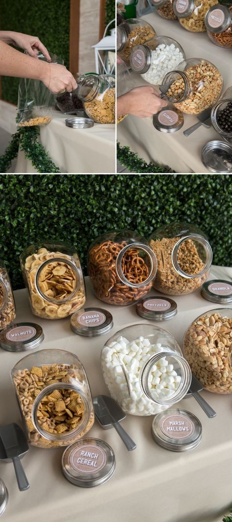 this is the cutest diy trail mix bar we've ever seen