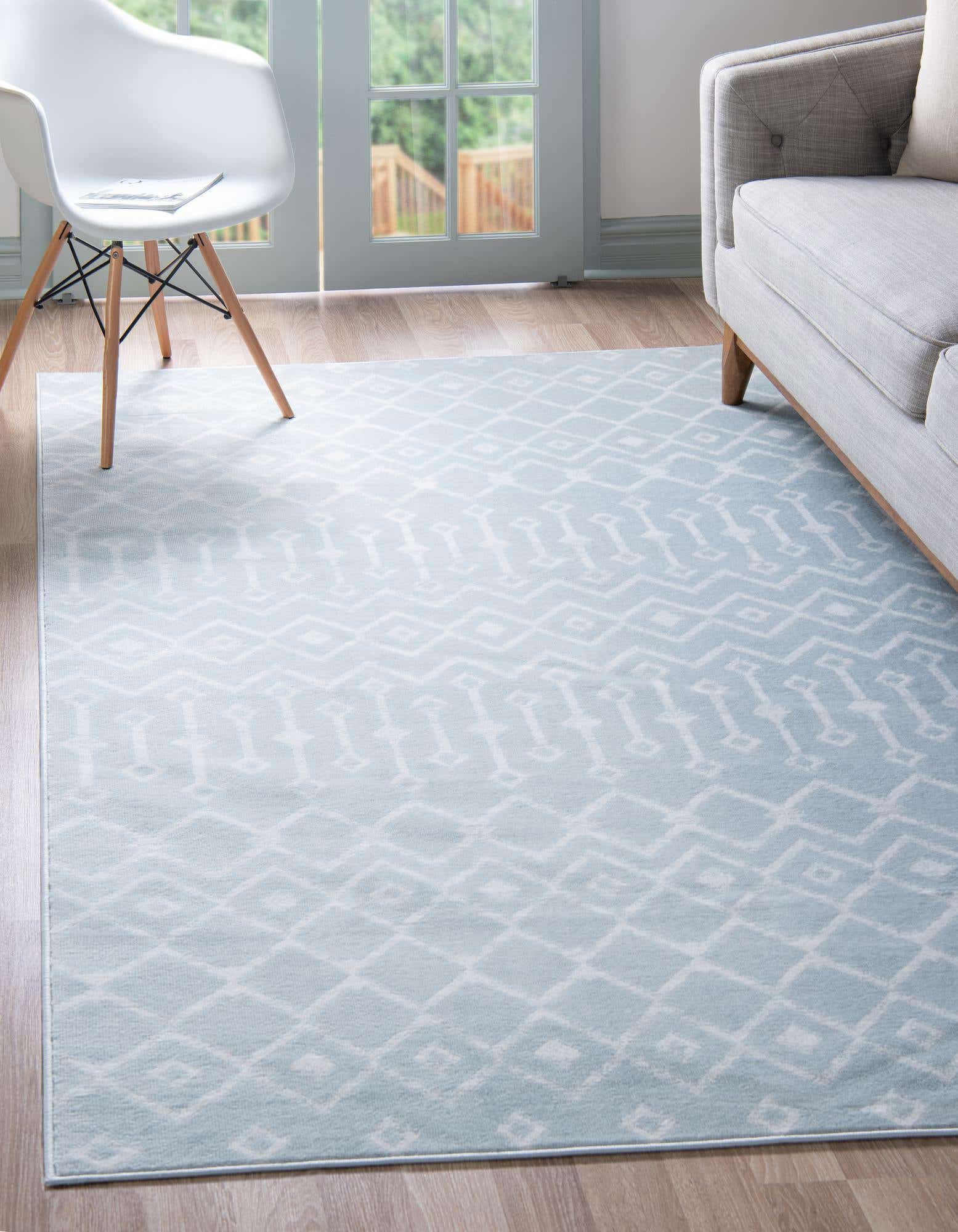 Light Blue 5 X 8 Kasbah Trellis Rug Affiliate Blue Light Kasbah Rug Trellis Sponsored Light Blue Rug Blue Rugs Living Room Trellis Rug