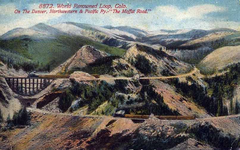 Moffat Road Denver Vintage Postcard