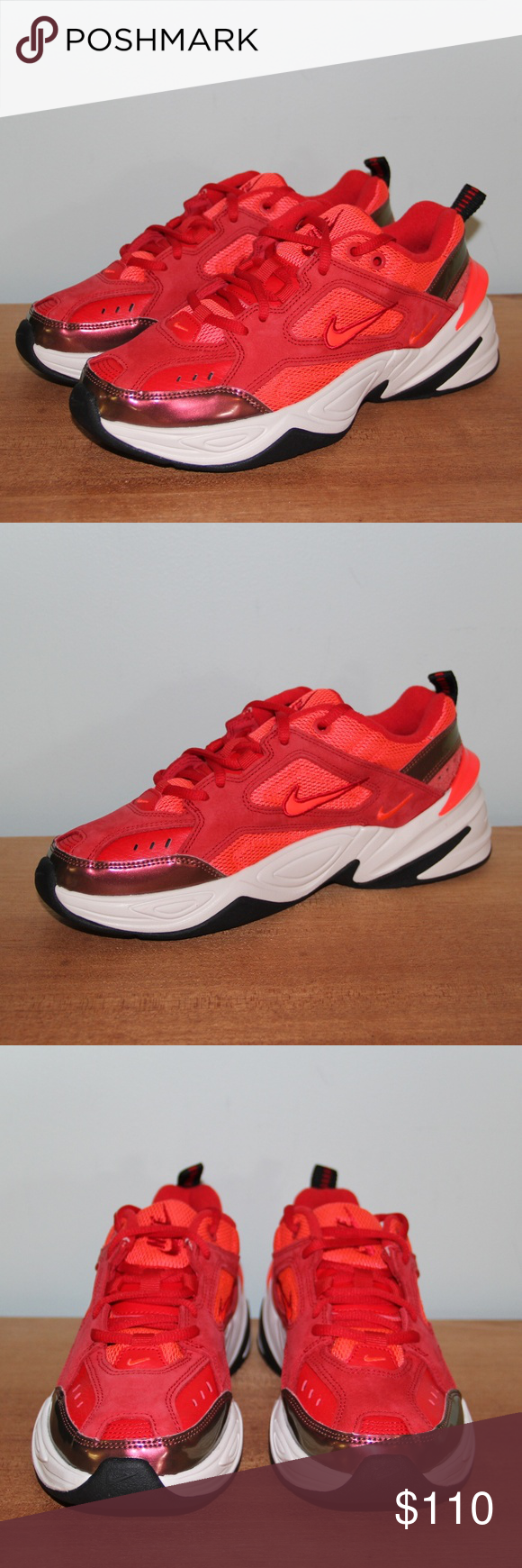New Nike M2k Tekno Mesh Red Suede Women S Shoes New Without Box Women S Size 7 5 11 Available University Red Phanton Br Suede Shoes Women Red Suede New Nike