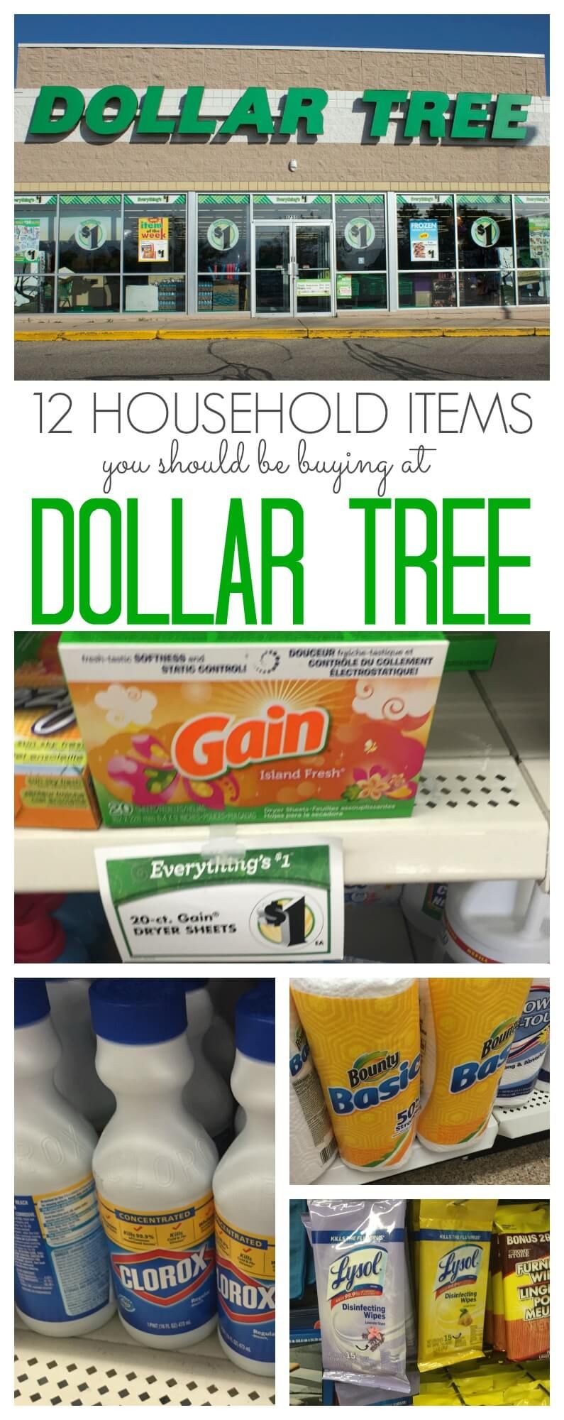 One of the stores you should be shopping at is Dollar Tree. Dollar Tree can be great for groceries, kids items and more. Check out these 10 household items you should buy at Dollar Tree to save. via @Passion4Savings #householdhacks