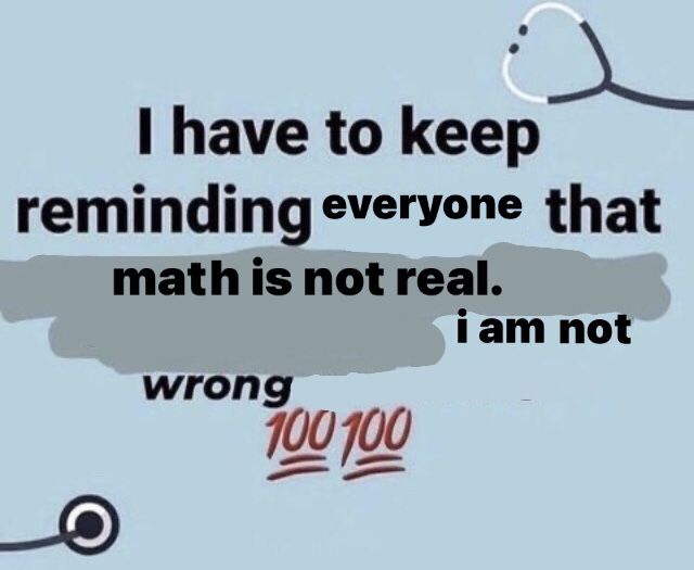 Ur Daily Dose Of Math Slander Fb Memes Haha Funny Funny Memes