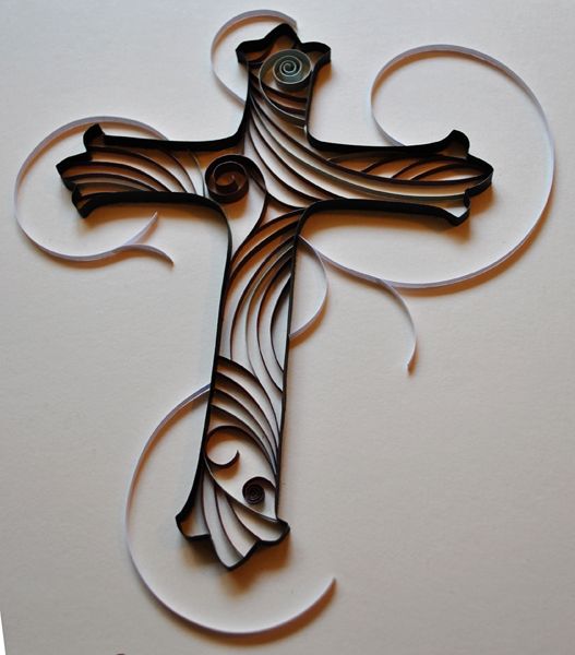 Quilled Cross