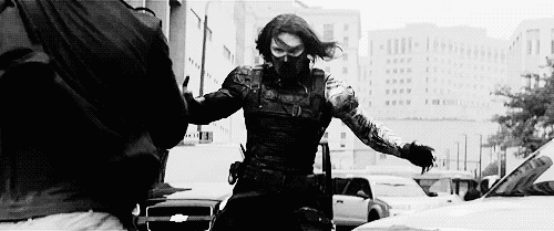 GIF Just The Little Interaction Between Steve And Bucky In This Trailer Is Killing GIF Just The Little Interaction Between Steve And Bucky In This Trailer Is Killing