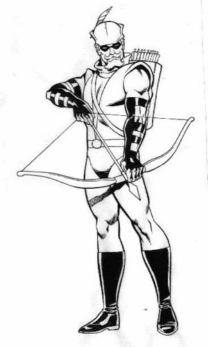 dclicensing_50_greenarrow | Green arrow, Superhero coloring pages