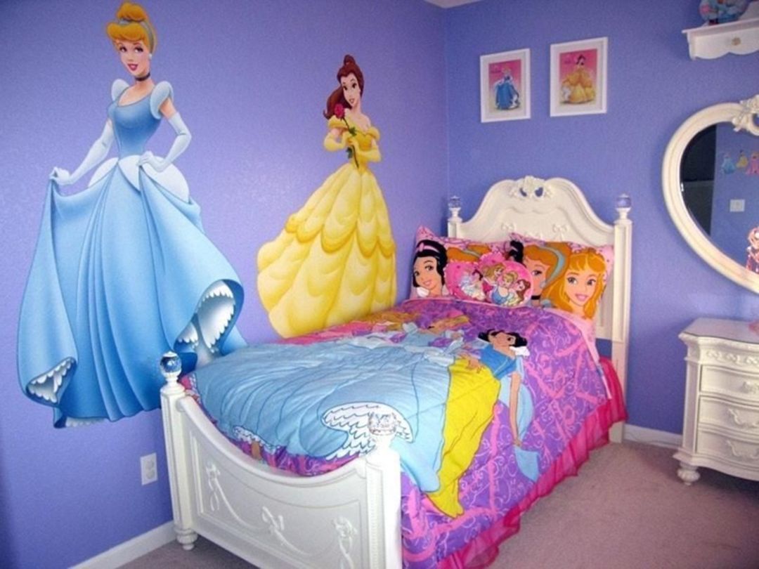 39 Amazing Children Bedroom Decoration Ideas Princess Theme Bedroom Princess Room Decor Disney Princess Bedroom Decor