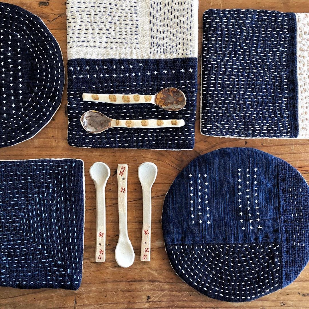 Handmade Ceramic Spoons and Pot Holders from Kyoto