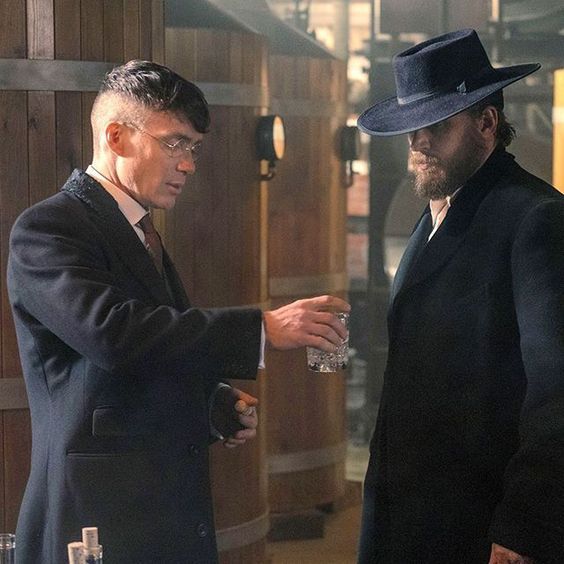 tommy and alfie solomons | Peaky blinders tv series, Peaky blinders