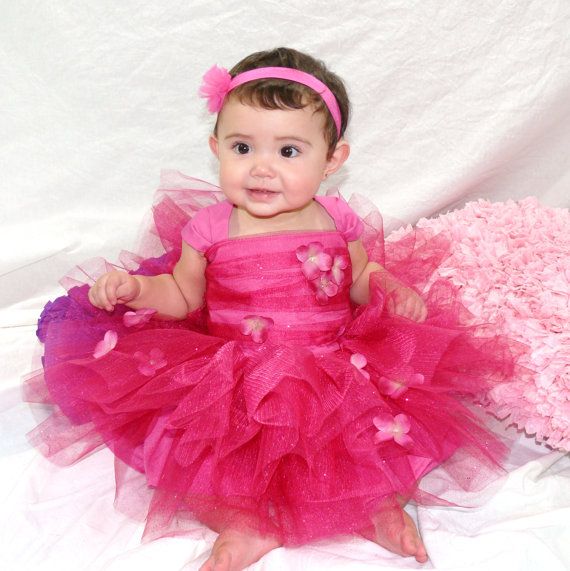 BABY GIRL CASUAL HANDMADE TUTU DRESS SIZES 0-24 MONTHS PHOTO PROP MANY COLOURS