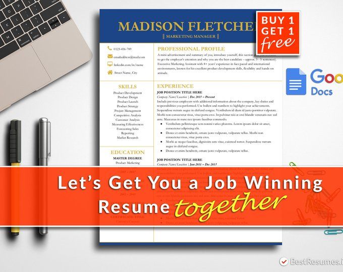 Modern Resume Template Google Docs Resume Template Instant Download - google docs resume templates Modern Resume Template Google Docs Resume Template Instant Download - google docs resume templates