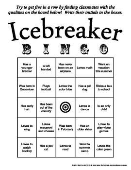 Icebreaker spiele kennenlernen