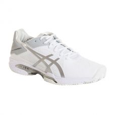 ASICS GEL SOLUTION SPEED 3 CLAY BLANCO PLATA MUJER E651N 0193 ...