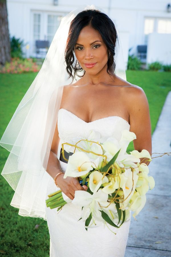 Modern Black And White California Wedding African American