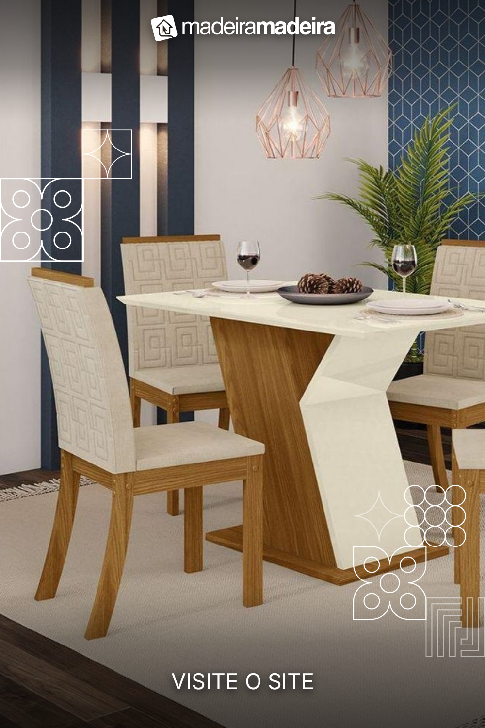 Ei, sabia que na MadeiraMadeira você pode comprar pelo Whatsapp? Mande uma mensagem que nossos consultores vão te ajudar na compra :) Dining Bench, Dining Chairs, Furniture, Home Decor, Products, Chair Upholstery, Decorating Ideas, Glass, Throw Pillows