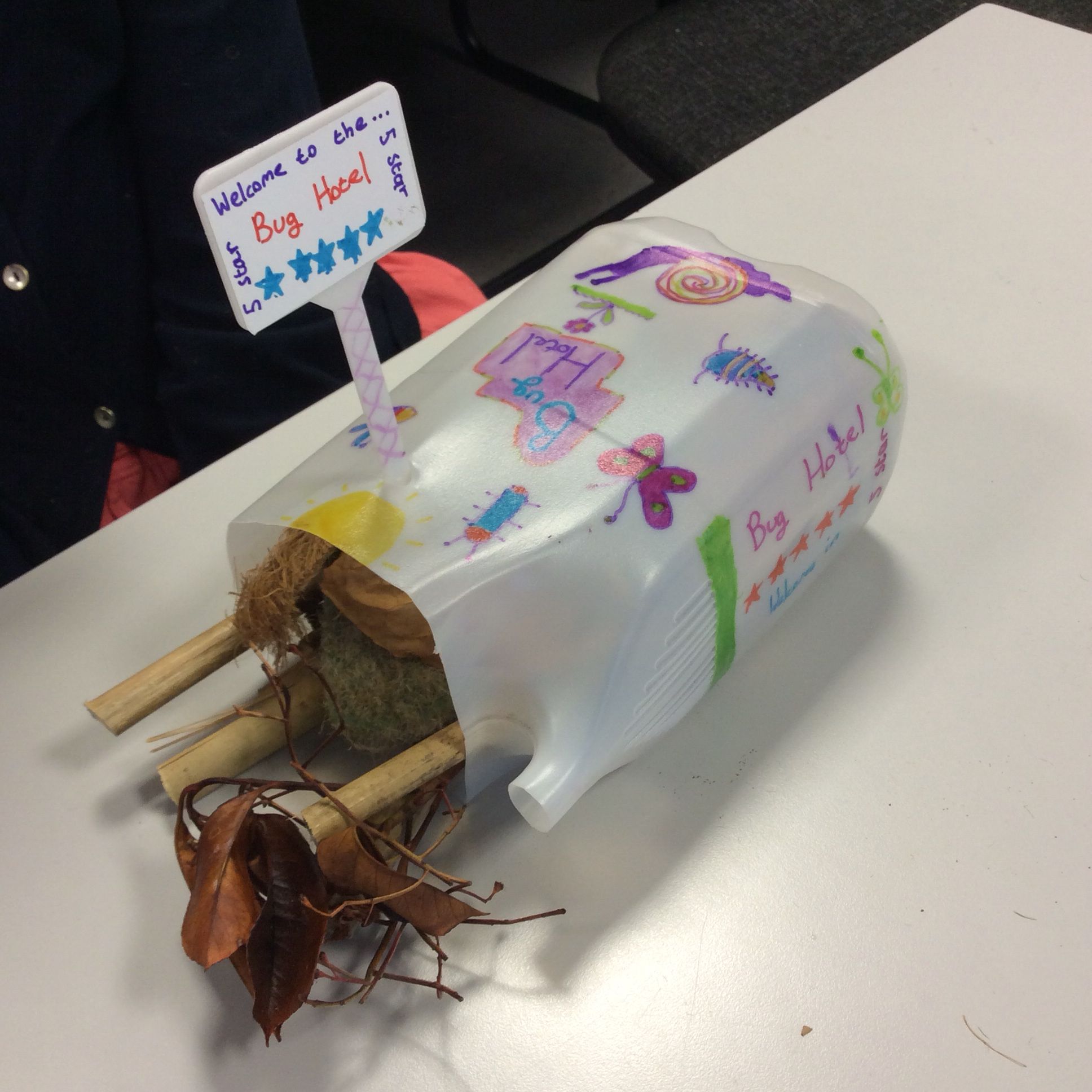 Fun children's activity, craft, kids, bug hotel, insect house ...