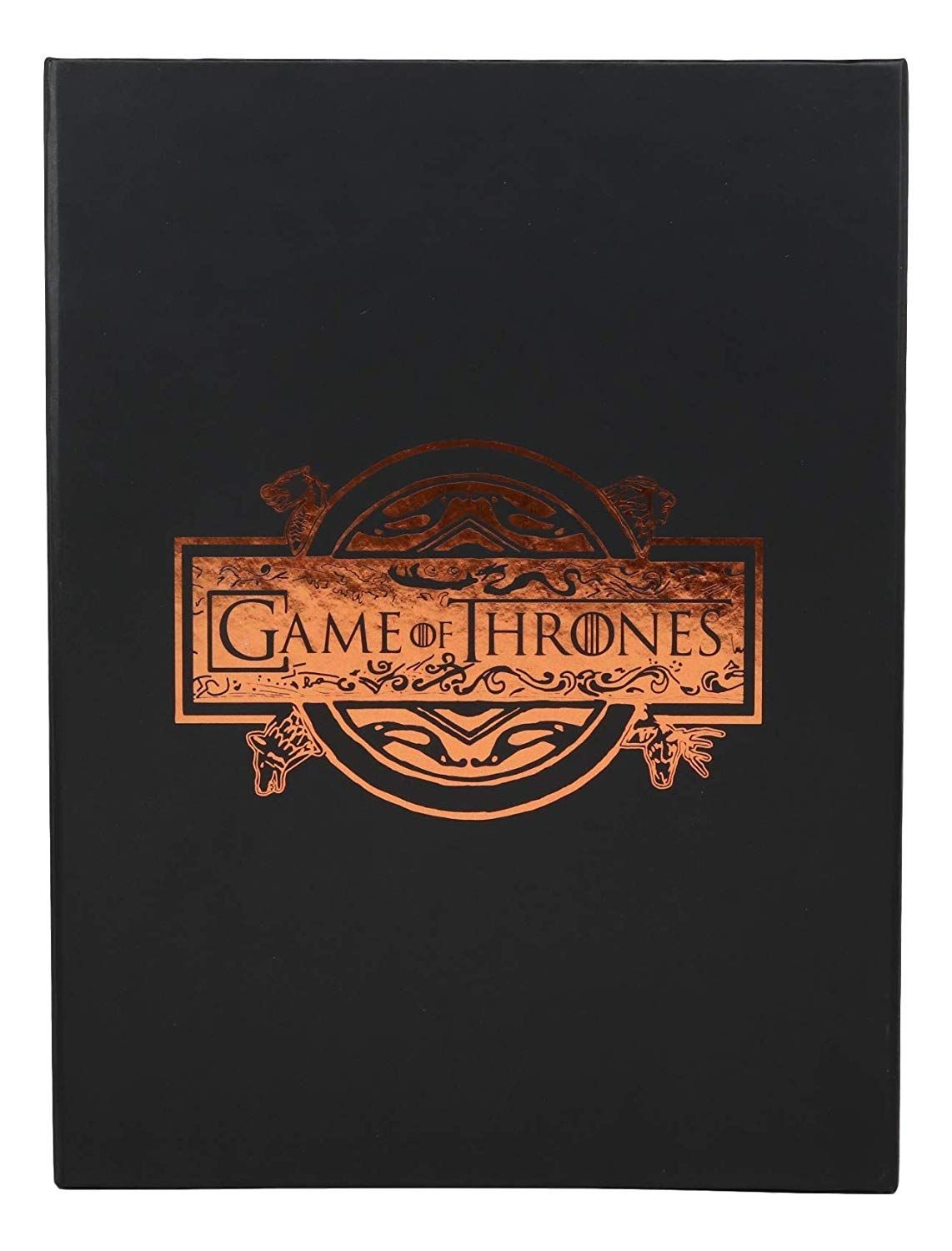 • This is a Beautiful Embossed Journal with the iconic House Of Stark Direwolf and the Motto Winter Is Coming design along with the House Sigils of the show. It is an Game of Thrones Official Merchandise • It contains blank pages made of sustainable thick acid free forest paper. Each journal contains about 240 blank pages. The inside covers (back and front) of the journal features the Map of Westeros. Adding to the high-quality finish, this journal can be sealed shut, using the bronzed clasp loc Casa Targaryen, Winter Is Coming Stark, Stark Direwolf, Westeros Map, House Sigil, Embossed Journal, Stark Family, Game Of Thrones Winter, Game Of Thrones Houses