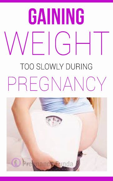 Baby not gaining weight during pregnancy