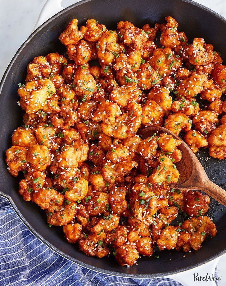 Korean-Style Popcorn Cauliflower | Tasty vegetarian recipes, Health ...