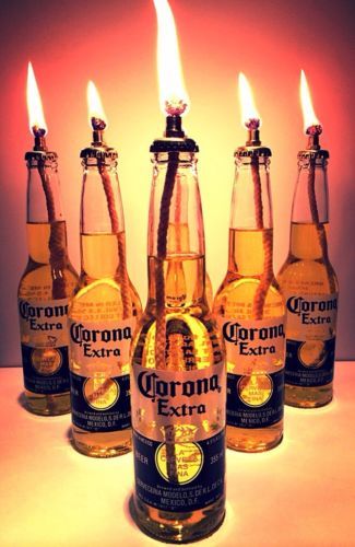 Corona Extra Beer Tiki Torch Set Outdoor Indoor Table Top Lantern Oil Burner Torches Lights - Corona Beer Patio Furniture Corona Extra Beer Tiki Torch Set Outdoor Indoor Table Top Lantern Oil Burner Torches Lights - Corona Beer Patio Furniture