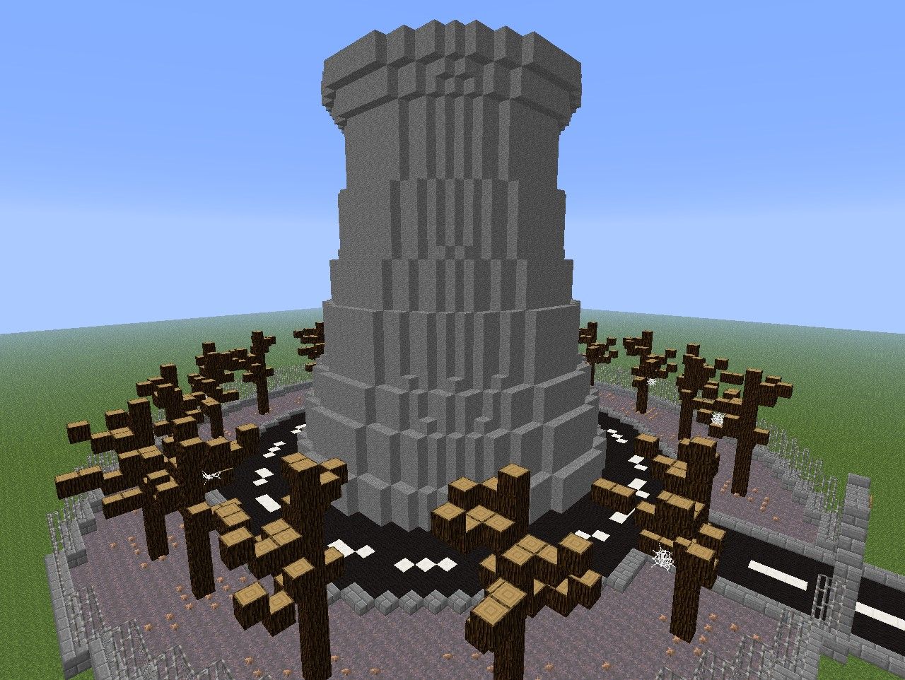 Cooling tower. | Edifici minecraft, Edifici, Minecraft