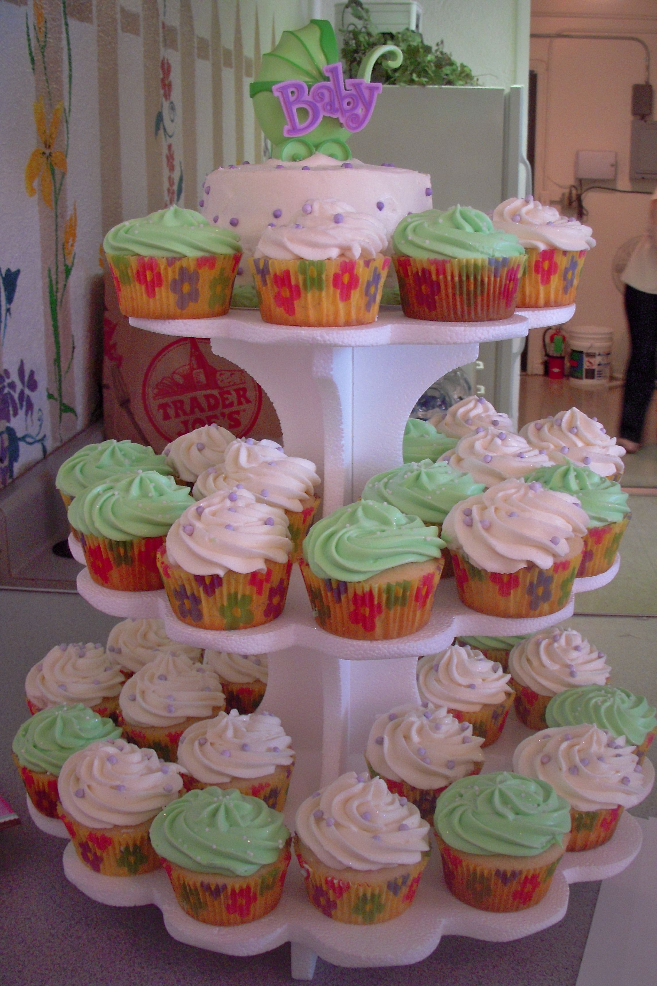 baby shower cupcakes with edible glitter Cupcake cakes, Baby shower