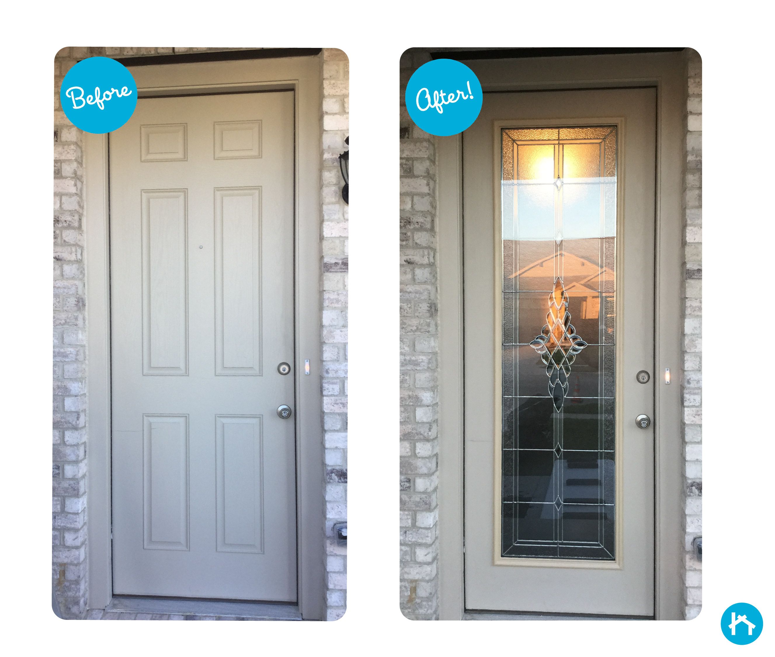 Pin On Door Transformations - Replacement Glass Front Door Pin On Door Transformations - Replacement Glass Front Door