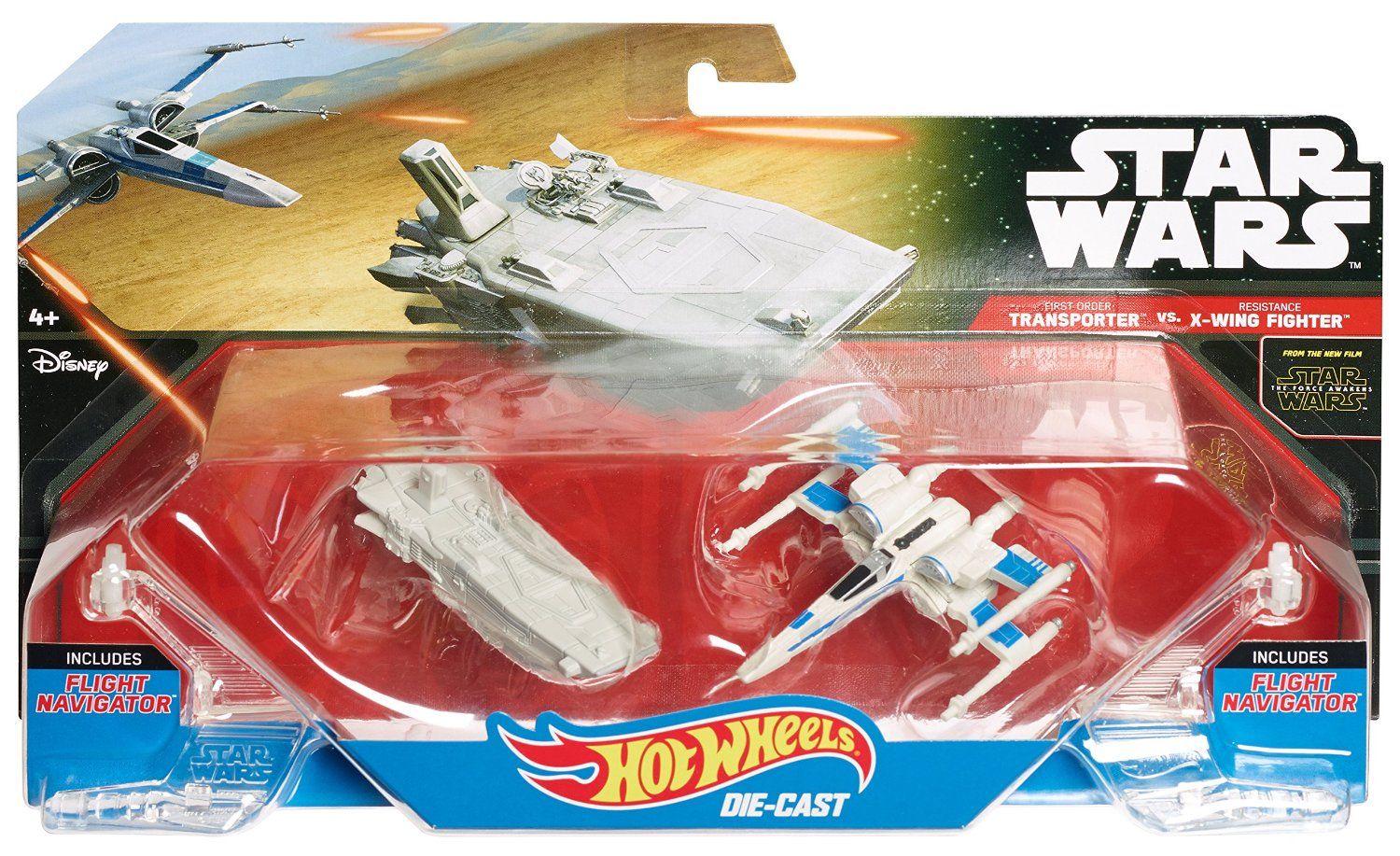 HOT WHEELS DIE CAST STAR WARS THE FORCE AWAKENS X-WING FIGHTER