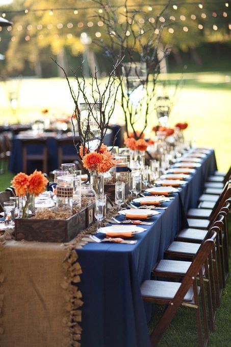 Fall Wedding Tablescape Idea Shower Ideas Pinterest Fall Wedding Tablescape Idea