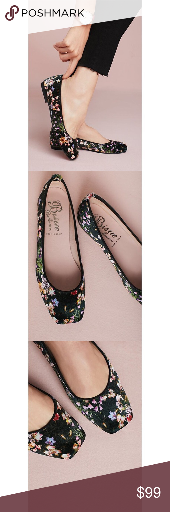 bisue ballerinas shoes