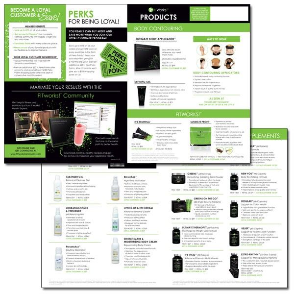 it works product pamphlet