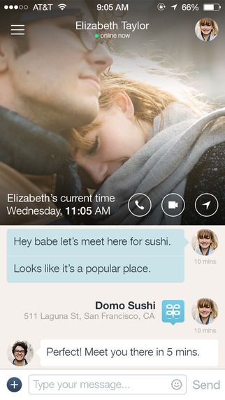 Long distance online dating app