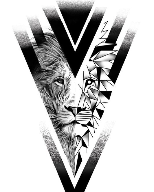 Mandala Tattoo Guide - Meaning And Over 100 Tattoo Ideas - Tattoo Stylist Lions Tattoo, Lion Head Tattoos, Tatoos, Mandala Tattoo Mann, Mandala Tattoo Design, Geometric Mandala Tattoo, Geometric Tattoo Design, Geometric Tattoo Tiger, Geometric Tattoos Men