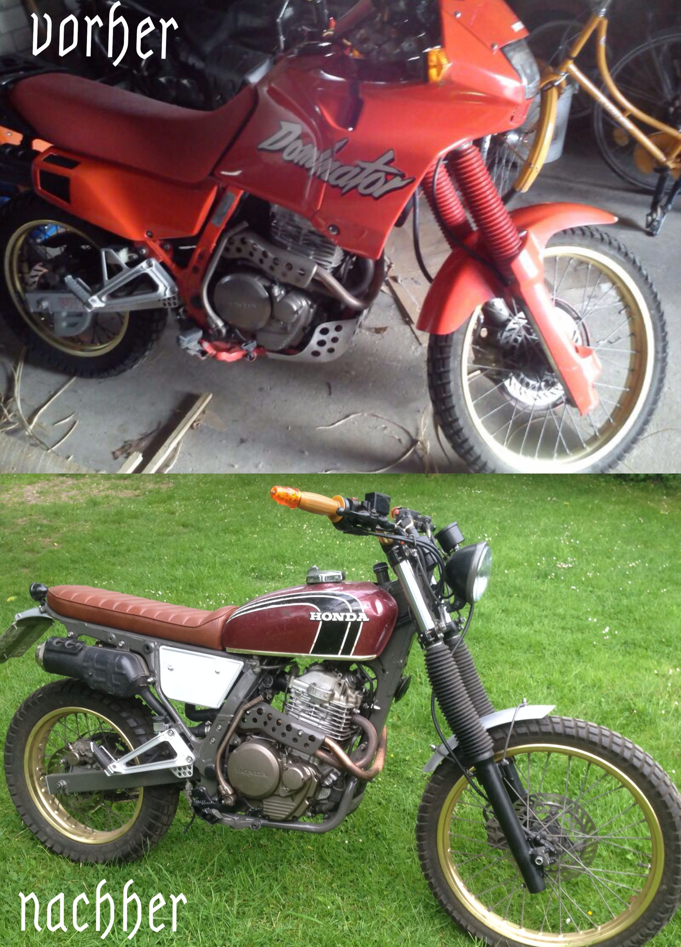 Honda Dominator Nx 650 Builtnotbought Scrambler Tracker Builtwithmyhands Umbau Eigenbau Art Warmalhässlich Builtbyl Buth Honda Dominator Nx 650 Builtnotbought